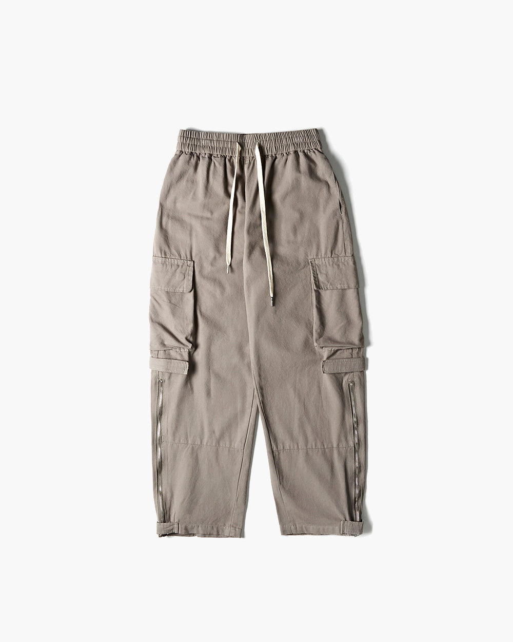 Straight-Leg Canvas Cargo Pants