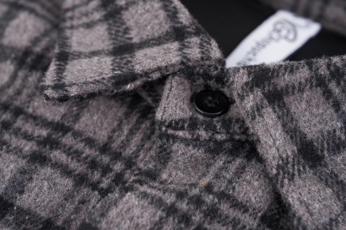 Woolen Thick Plaid Shirt Jacket