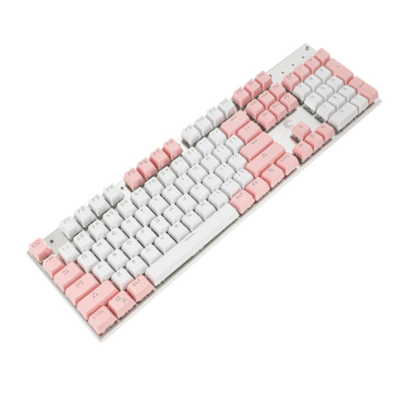 104-Key Office Gaming Dual Mechanical Keyboard