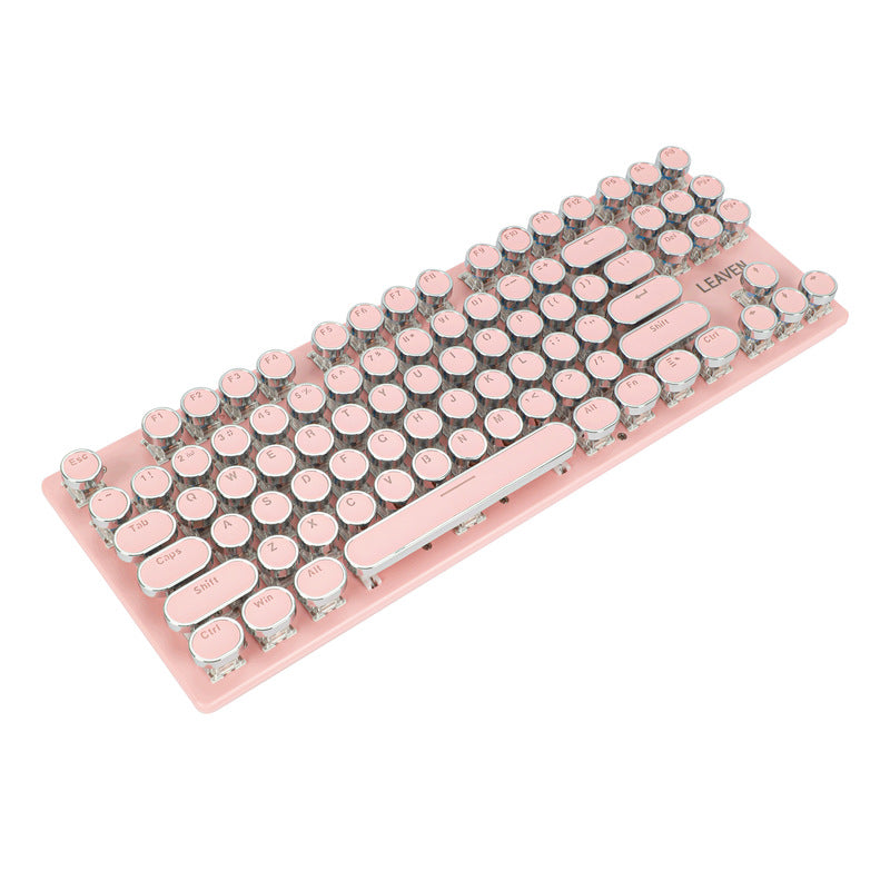 87-Key Punk Wired Gaming Mechanical Keyboard