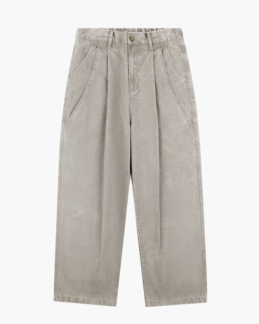 Vintage Washed Straight Casual Pants