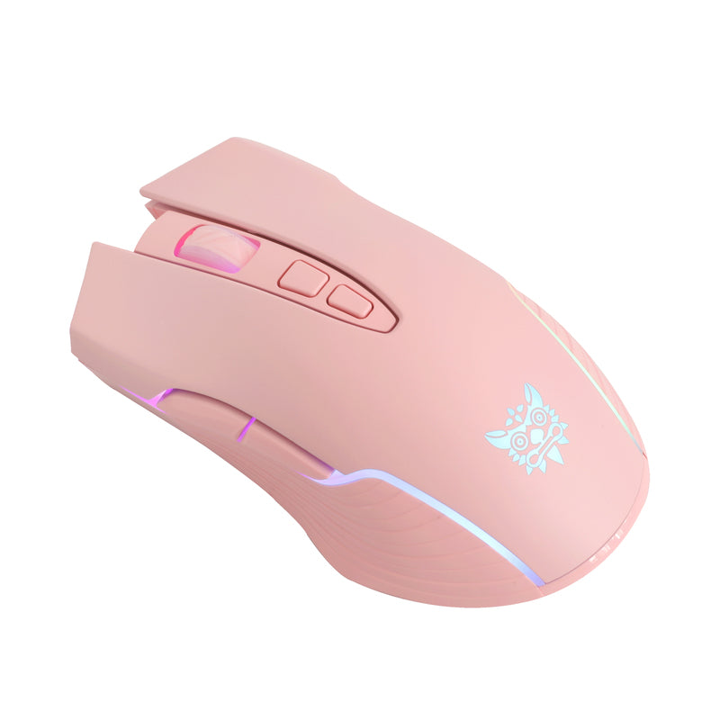 Cute Pink Wired RGB Gaming Mouse