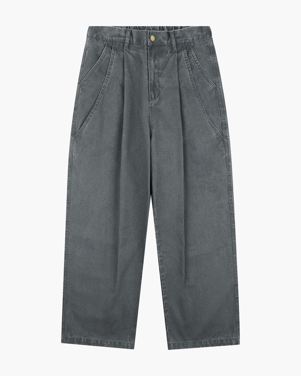 Vintage Washed Straight Casual Pants