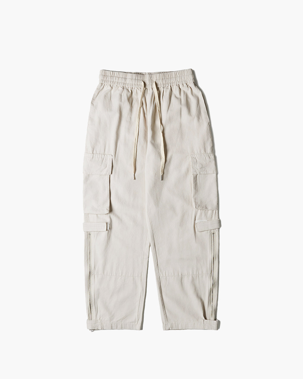 Straight-Leg Canvas Cargo Pants